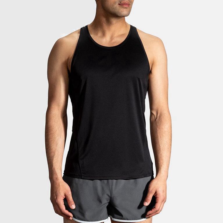 Brooks Stealth Australia - Men's Running Tank Top - Grey (419725-BID)